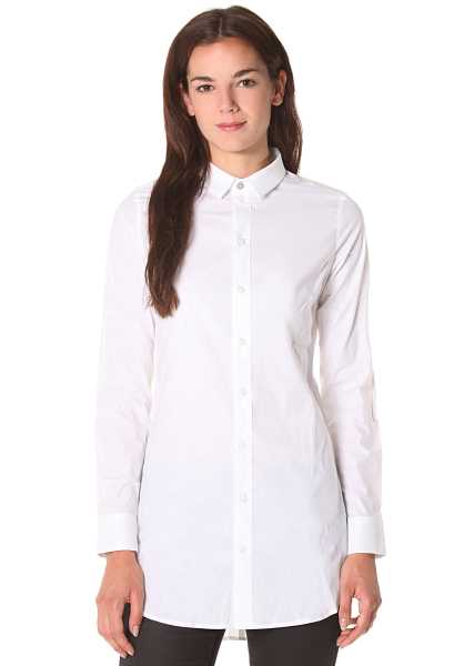 G-Star Elngtd Str Sh - Bianco Donna Estate Blouse-Tunics (B9066)